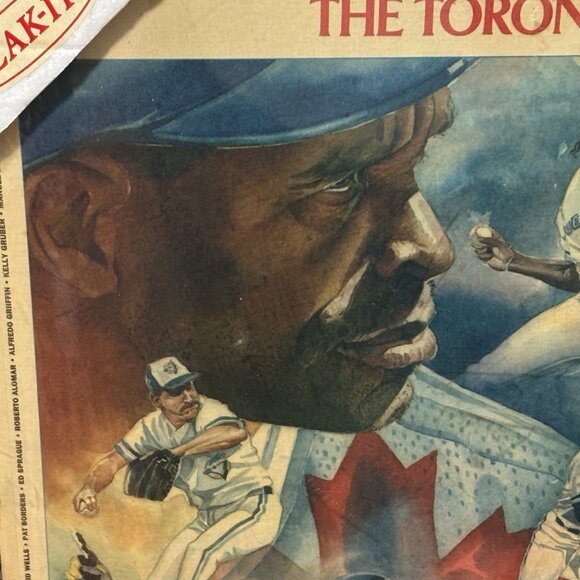 Toronto Blue Jays 1992 Season World Series Championship Toronto Star Wall Plaque - Picture 15 of 16